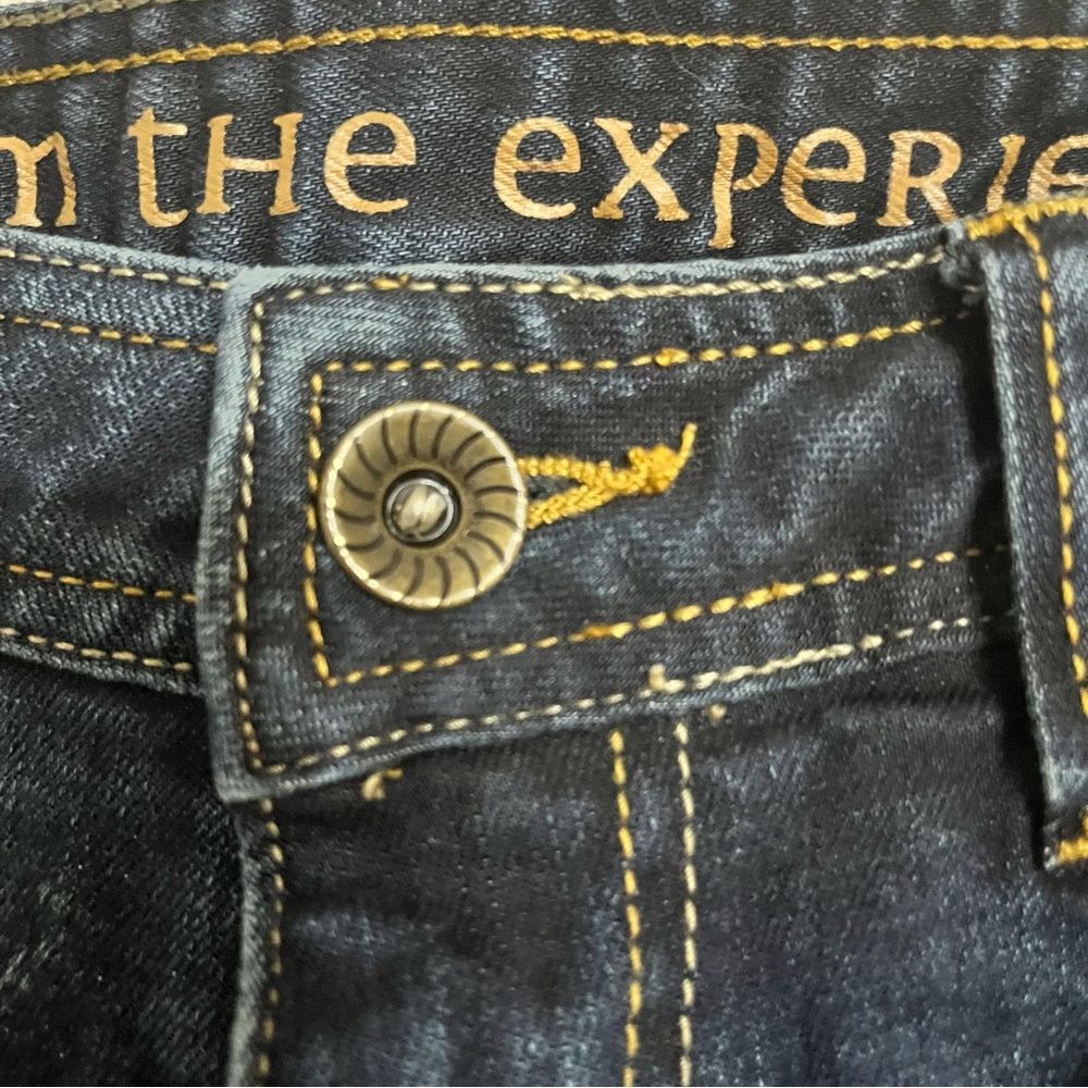 prAna Axiom Jeans‎ Men's 28X34 Blue Denim Dark Wash Outdoors Casual Hiking - Picture 4 of 11